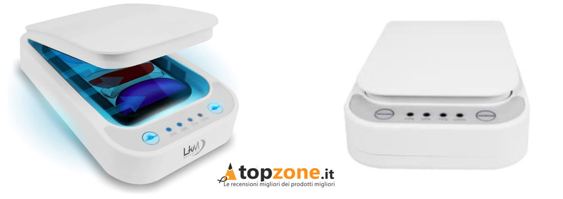 Box Sterilizzatore UV per Maschere e Telefoni bianco 