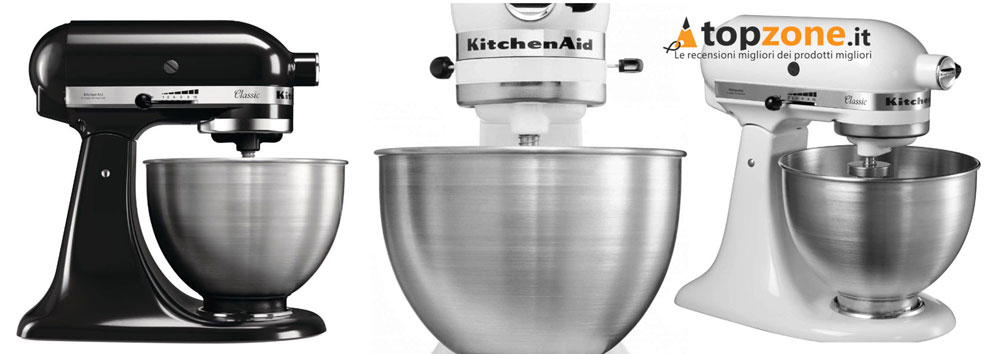 Impastatrice KitchenAid 5K45SSEWH Planetaria