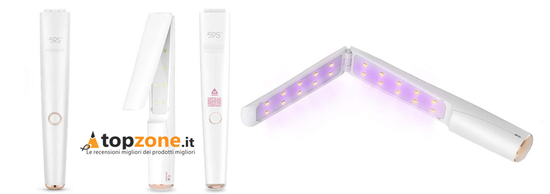sterilizzatore con luce UV con funzione di ricarica USB comoda lampada UV da viaggio Bacchetta portatile per disinfezione ultravioletta 